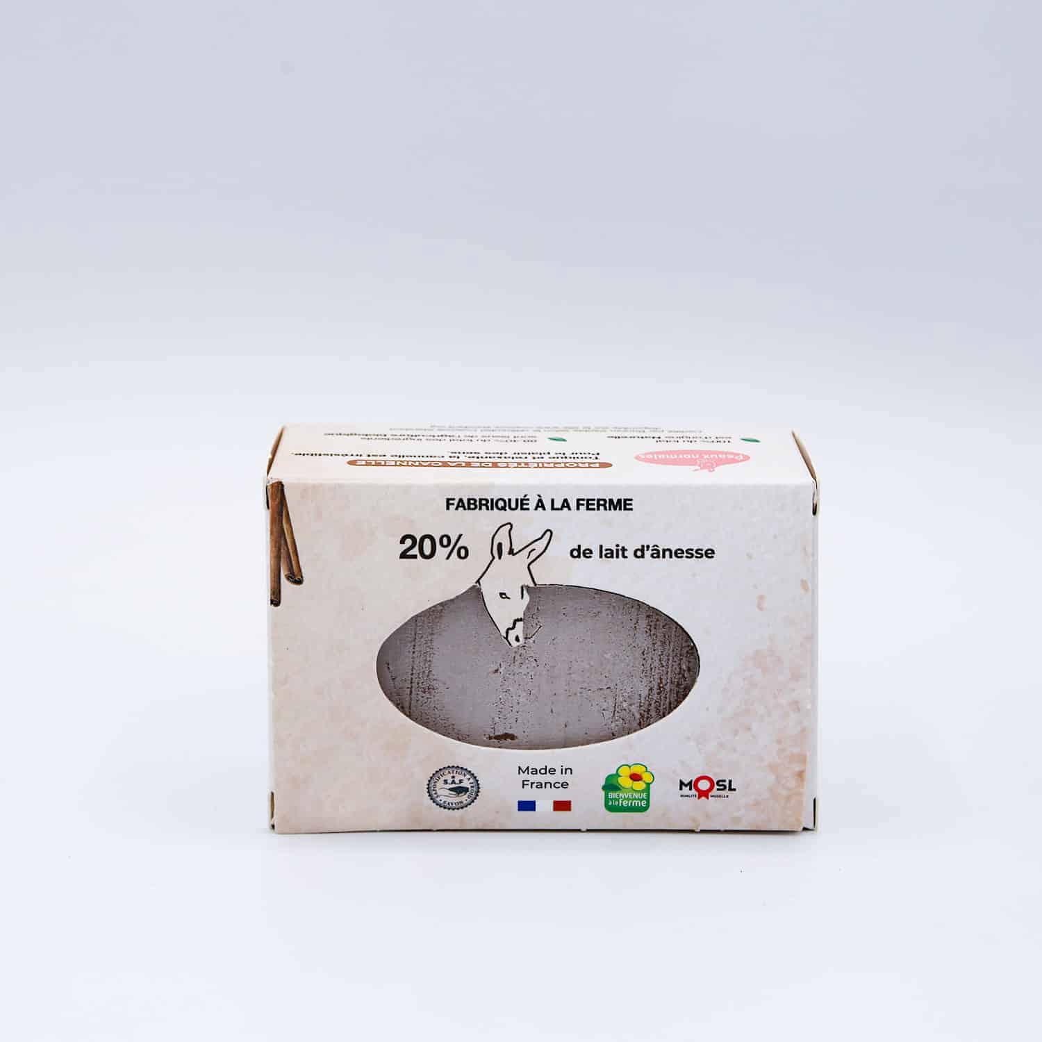 Savon lait d'ânesse BIO à la Cannelle - Mosell'âne 130gr Savon lait d'ânesse BIO à la Cannelle - Mosell'âne 130gr – Image 3